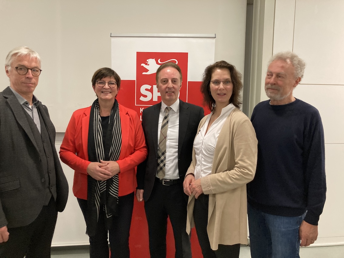 OV Möglingen mit Saskia Esken, Macit K., Andrea Schwarz